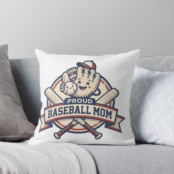 Artikelvorschau, Stolze Baseball-Mama – Niedliches Vintage-Sportdesign entworfen und verkauft von CoolTShirtDesign.