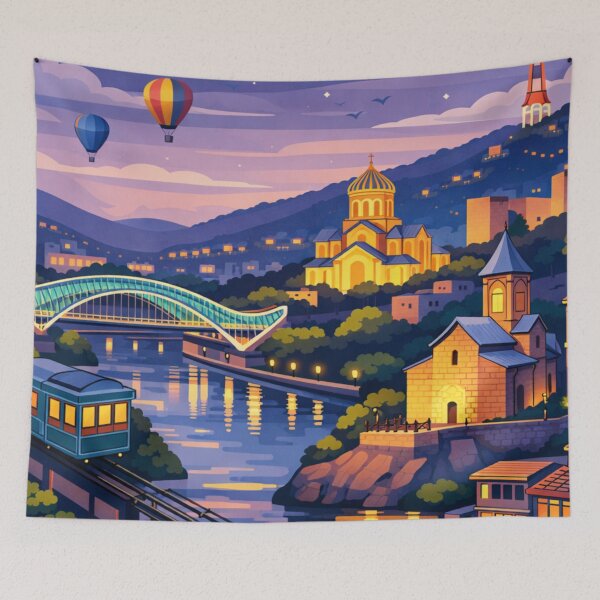 Item preview, Tbilisi Georgia Travel Poster designed and sold by MatthewHeights.