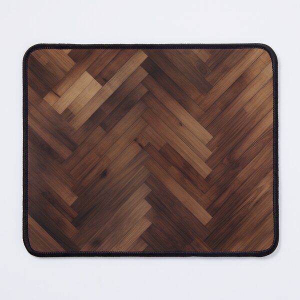 Item preview, Dark Walnut Herringbone Parquet Pattern designed and sold by pinkal.