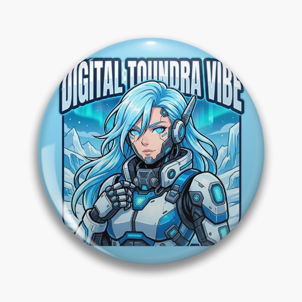 Item preview, 4K Toundra Anime Female Cyborg Portrait designed and sold by ABArtByAlexST.