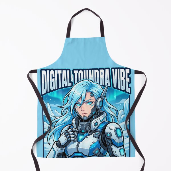 Item preview, 4K Toundra Anime Female Cyborg Portrait designed and sold by ABArtByAlexST.