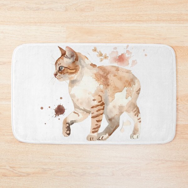 Item preview, Minimalist Watercolor Calico Cat - Earthy Boho Aesthetic designed and sold by The Daily Palette.