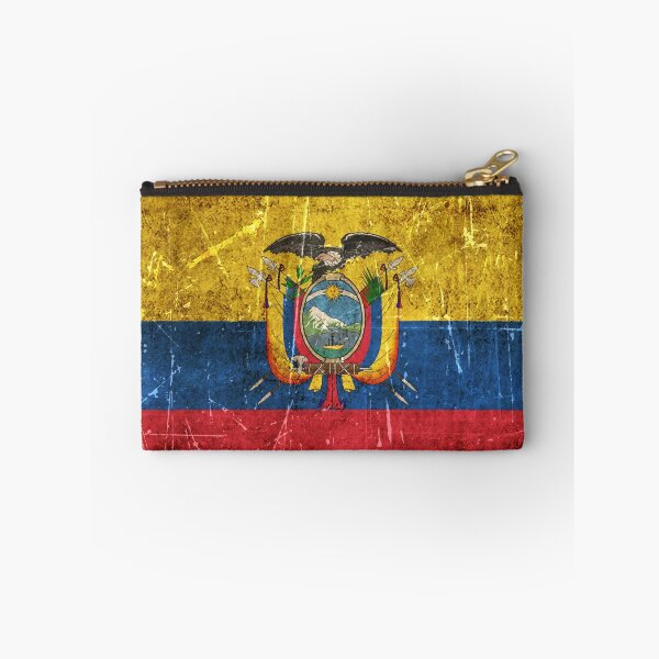 Item preview, Vintage Aged and Scratched Ecuadorian Flag designed and sold by JeffBartels.