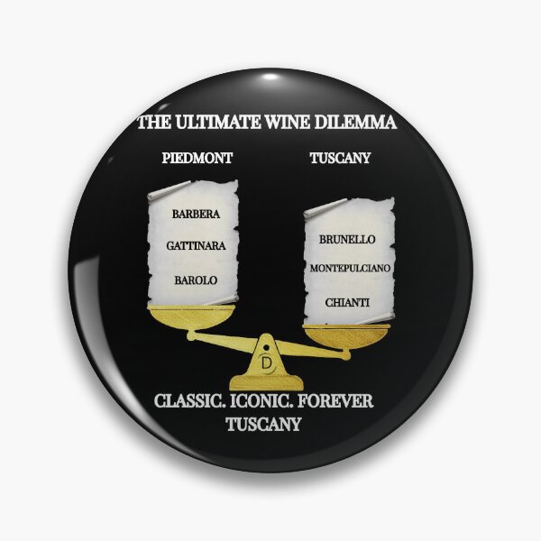 Item preview, The Ultimate Wine Dilemma Verdict: Forever Tuscany - Chianti & Brunello Black Version designed and sold by TheItaliandilemma.