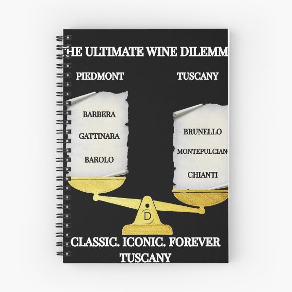 Item preview, The Ultimate Wine Dilemma Verdict: Forever Tuscany - Chianti & Brunello Black Version designed and sold by TheItaliandilemma.
