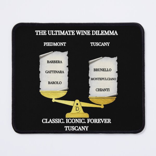 Item preview, The Ultimate Wine Dilemma Verdict: Forever Tuscany - Chianti & Brunello Black Version designed and sold by TheItaliandilemma.