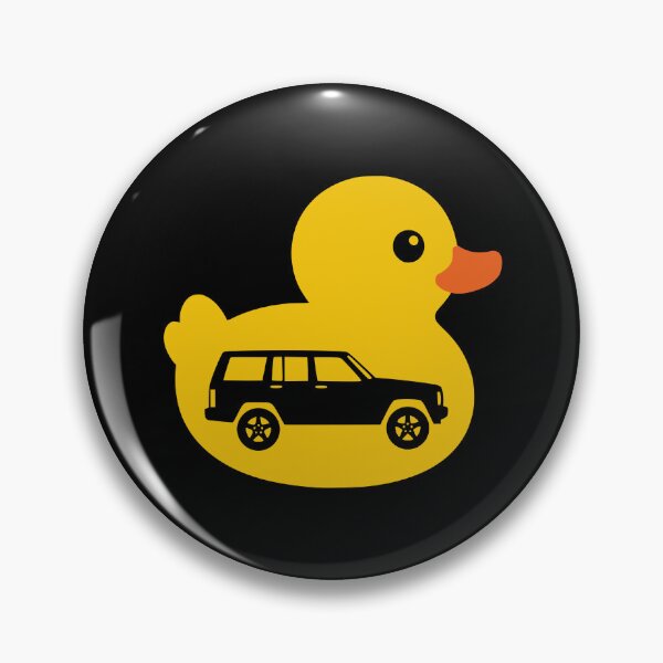 Item preview, Ducking Cherokee XJ 4 Door Silhouette Graphic designed and sold by Off-Road-Zone.