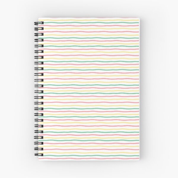 Item preview, Pastel Hand-Drawn Wavy Pinstripes pattern  designed and sold by Zaya_art.