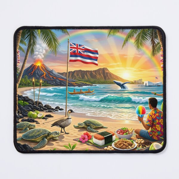 Item preview, Hawaii Tropical Sunset Beach Jigsaw Puzzle designed and sold by octozap.