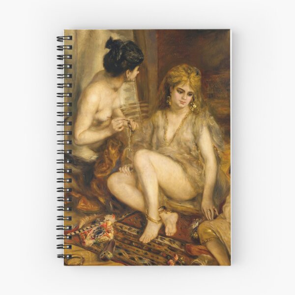 Item preview, Parisiennes in Algerian Costume by Pierre-Auguste Renoir: Orientalist Harem Poster designed and sold by artofuniverse.