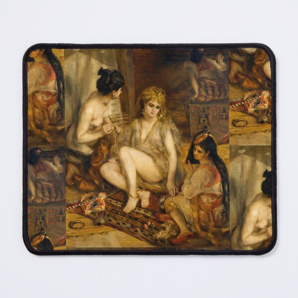 Item preview, Parisiennes in Algerian Costume by Pierre-Auguste Renoir: Orientalist Harem Poster designed and sold by artofuniverse.