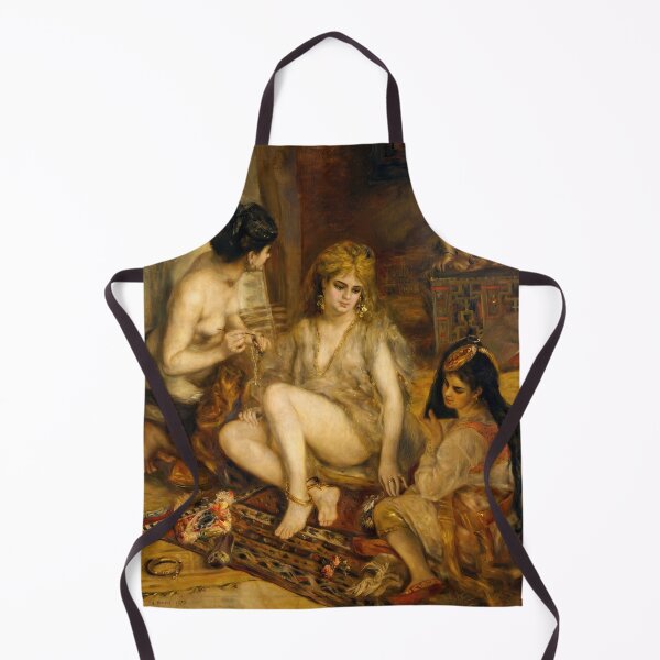 Item preview, Parisiennes in Algerian Costume by Pierre-Auguste Renoir: Orientalist Harem Poster designed and sold by artofuniverse.