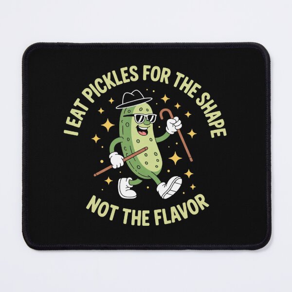 Item preview, Funny Pickle I Eat Pickles for The Shape Inappropriate Meme designed and sold by ZACK ART.