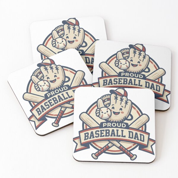 Artikelvorschau, Stolzer Baseball-Papa – Niedliches Vintage-Sportdesign entworfen und verkauft von CoolTShirtDesign.