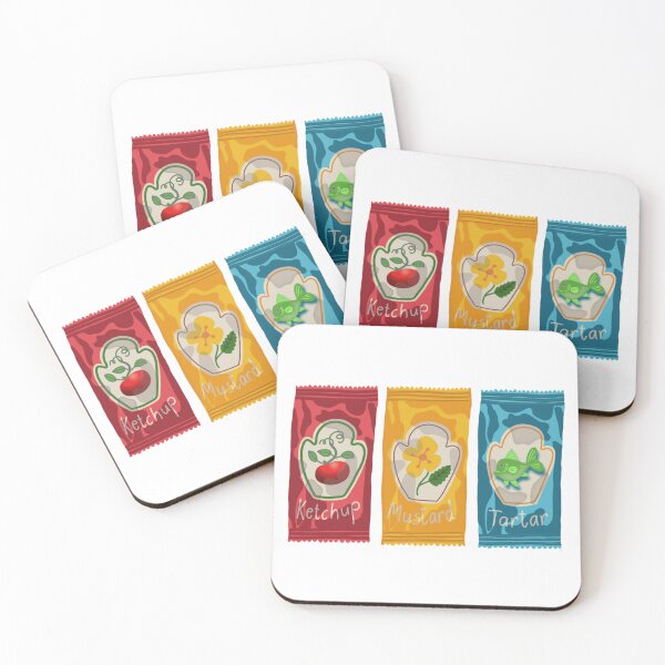 Item preview, Just Sachets - Ketchup, Mustard, Tartar designed and sold by Little Paper Palace.