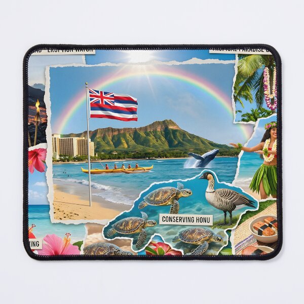 Item preview, Ultimate Hawaii Tropical Paradise Collage Poster designed and sold by octozap.