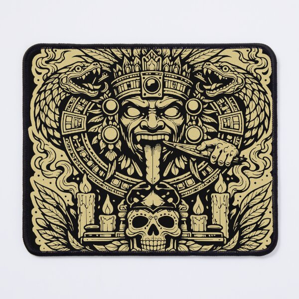 Item preview, Golden Aztec Symbol – Tribal Gold Emblem designed and sold by Totemica.