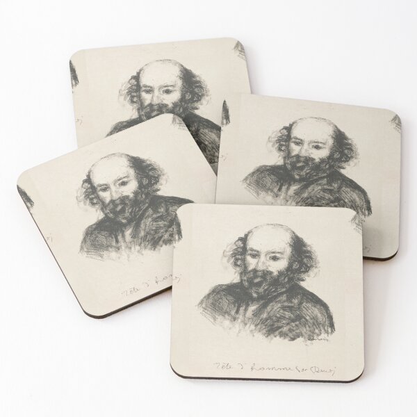 Item preview, Pierre-Auguste Renoir Poster: Paul Cezanne: Impressionist Portrait Fine Art Print designed and sold by artofuniverse.