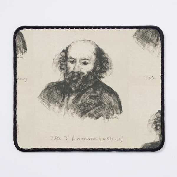 Item preview, Pierre-Auguste Renoir Poster: Paul Cezanne: Impressionist Portrait Fine Art Print designed and sold by artofuniverse.