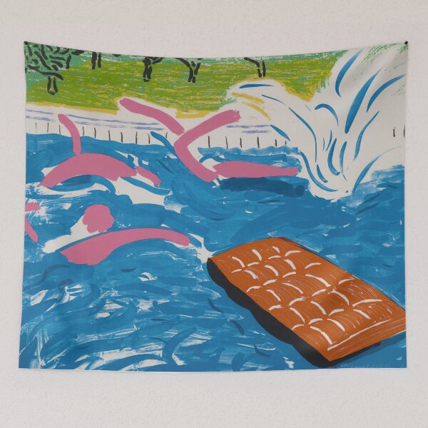 Item preview, David Hockney - David Hockney - David Hockney (27) - Vibrant California Pool – Pop Art Print Inspired by David Hockney designed and sold by KirstenShShop.