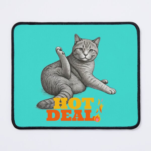 Item preview, Funny Cat Hot Deal - Sassy Buba Sitting Pose - Vintage Engraving Style designed and sold by MichaelBullCat.