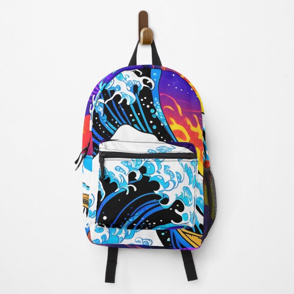 Item preview, The Great Wave - Psychedelic Hokusai Art designed and sold by Lucid Dream Pixel.