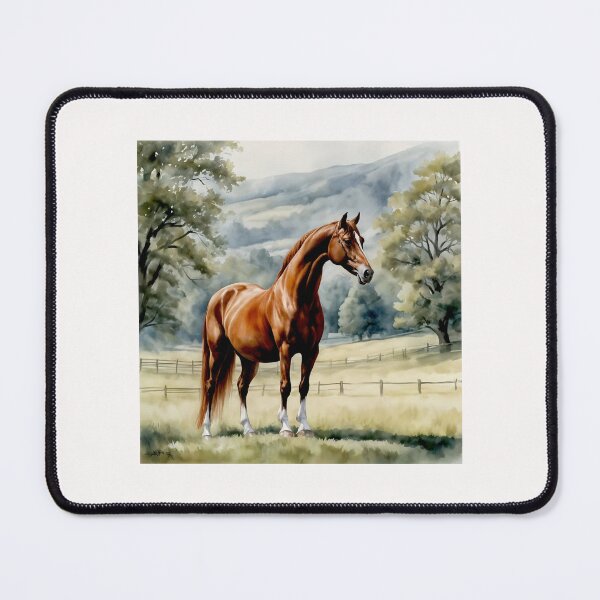 Item preview, Majestic American Saddlebreds in Snowy Harmony #5 designed and sold by Helios Be. Lavsh.