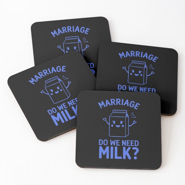 Item preview, Marriage = Do We Need Milk? Relatable Married Life Funny Quote Tee  designed and sold by maxiprom.