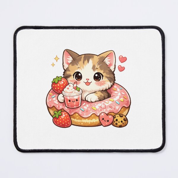 Item preview, Sweet Donut Kitty designed and sold by PeterskyDesign.