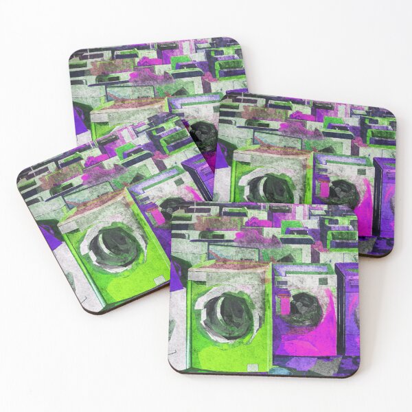 Item preview, Abstract washing machines designed and sold by kinpirks.