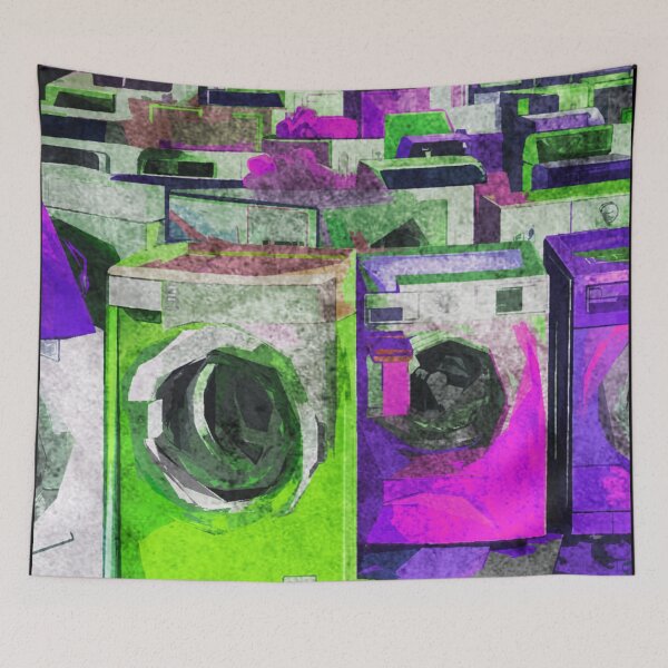 Item preview, Abstract washing machines designed and sold by kinpirks.