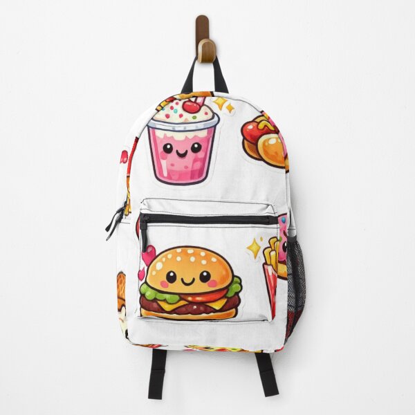 Item preview, Kawaii Fast Food Friends Cute Snack Doodle Set designed and sold by New Art.