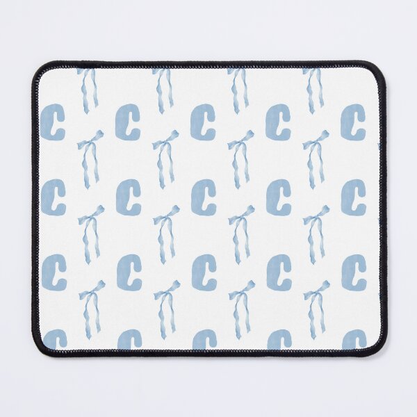 Item preview, Watercolor Blue Bow Letter C Phone Case Aesthetic Gift for her and mom, Coquette Blue Bow Letter C Blanket Cozy Gift for Girls, Letter C Blue Bow Journal Aesthetic Graduation Gift for her and girls designed and sold by VivaFy.