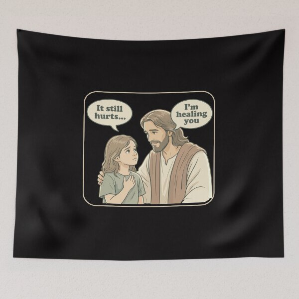 Item preview, Jesus Healing Me– Christian Comfort , It Still Hurts I’m Healing You, Faith Based Mental Health , Inspirational Bible Quote designed and sold by stylishdzign.