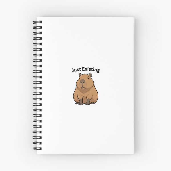Item preview, Just Existing Capybara designed and sold by carolscoons.