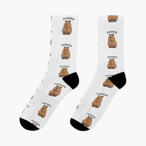 Item preview, Just Existing Capybara designed and sold by carolscoons.