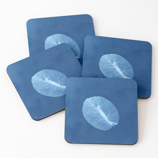Item preview, Bugambilia in Cyanotype, blue sunprint art, experimental photography designed and sold by SWSandraWechner.