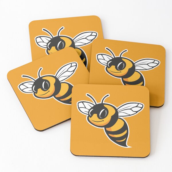 Item preview, Angry Bee – Fierce Flying Insect Mascot Logo designed and sold by MerlinWear.