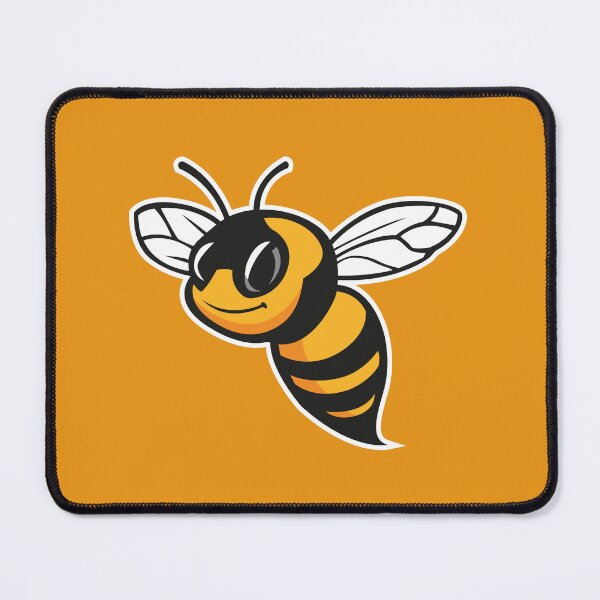 Item preview, Angry Bee – Fierce Flying Insect Mascot Logo designed and sold by MerlinWear.