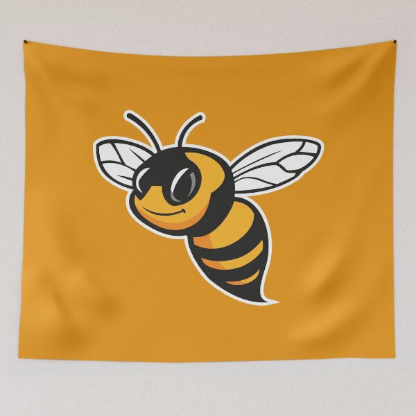 Item preview, Angry Bee – Fierce Flying Insect Mascot Logo designed and sold by MerlinWear.