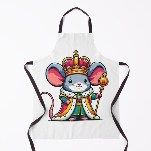 Item preview, Cute Mouse King – Funny Royal Animal Design designed and sold by CyfroweMysli.