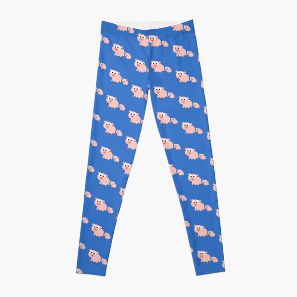 Cute pig and piglet Leggings