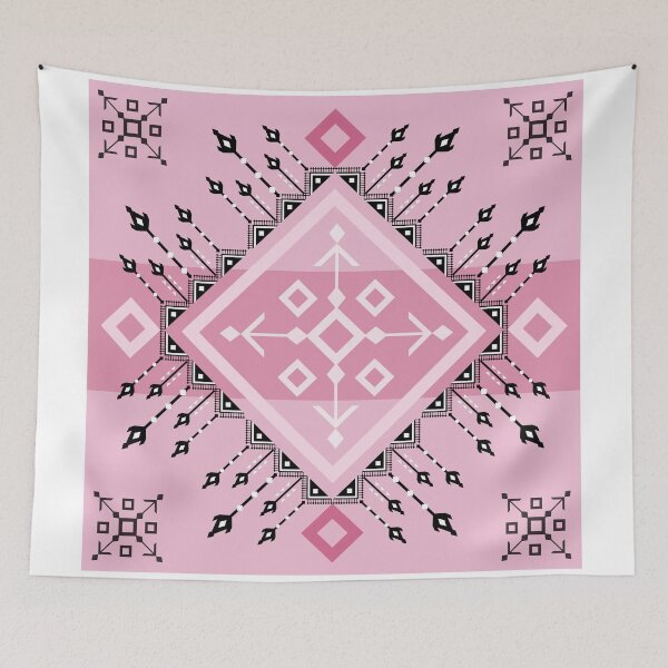 Item preview, Pink Tribal Geometric Pattern – Modern Boho Chic Design designed and sold by PAWIRADA.