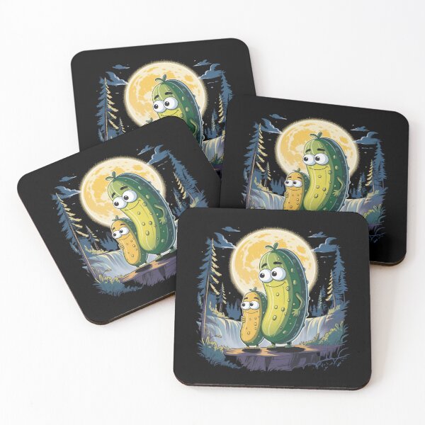 Item preview, Pickle Howling Moon Pickled Cucumber designed and sold by ZACK ART.