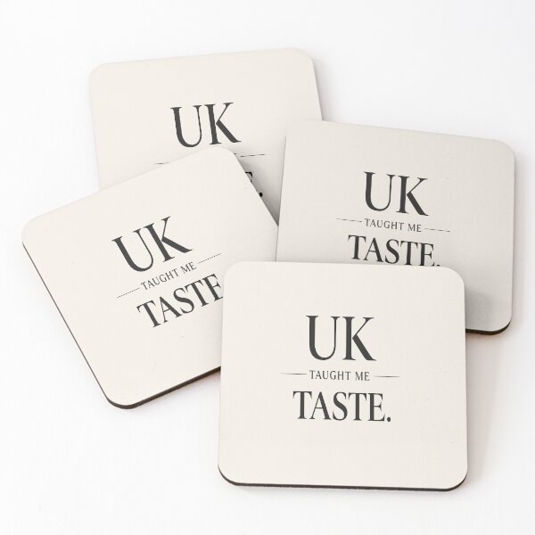 Item preview, UK Taught Me Taste Shirt – Premium UK Typography designed and sold by POD DYNASTY.