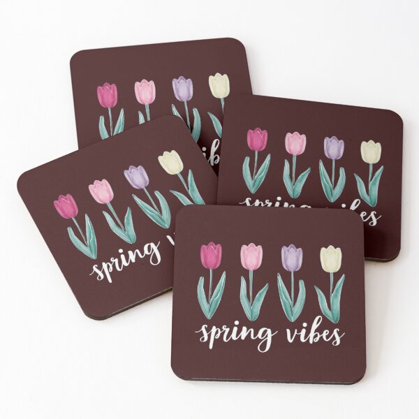 Item preview, Spring Vibes Colorful Watercolor Tulips Floral Aesthetic designed and sold by PACS0011.