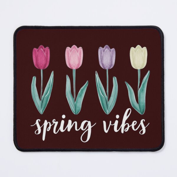 Item preview, Spring Vibes Colorful Watercolor Tulips Floral Aesthetic designed and sold by PACS0011.