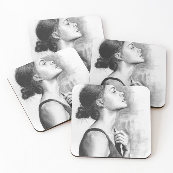 Item preview, Gwen Van Meir Charcoal Drawing designed and sold by daverives.