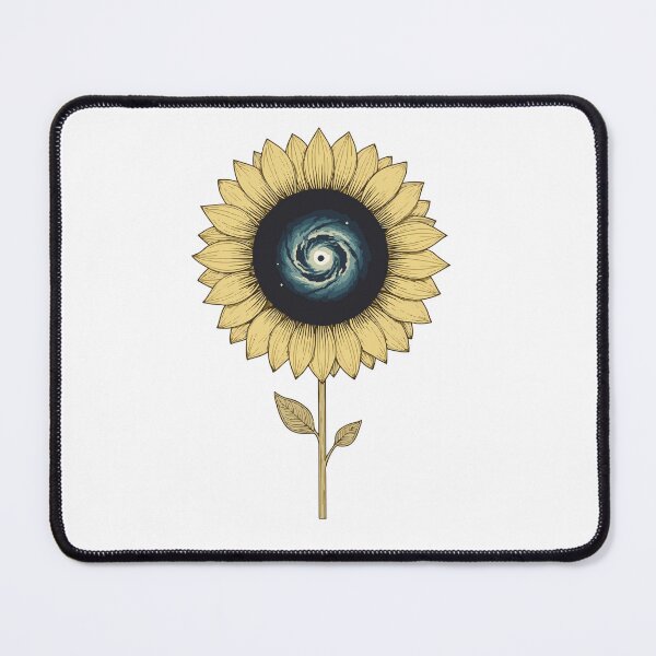Item preview, Cosmic Bloom - Sunflower Universe & Black Hole Core designed and sold by Heidelberg89.