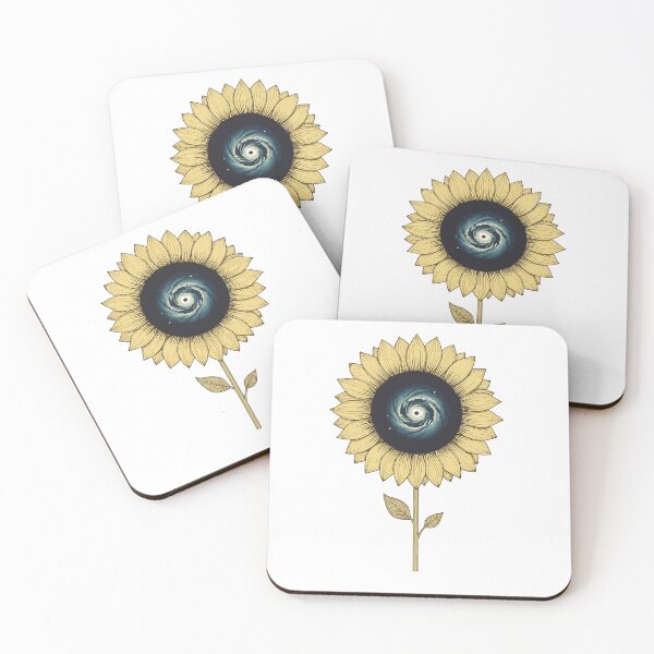 Item preview, Cosmic Bloom - Sunflower Universe & Black Hole Core designed and sold by Heidelberg89.